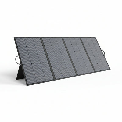 400W Portable Solar Panel, Lightweight Foldable Solar Panels Complete with an Adjustable Kickstand, IP67 Waterproof Solar Charger for Outdoor Camping, Portable Power Station, Motorhome, RV