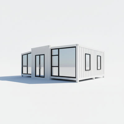 40Ft Foldable Prefab Modular Houses Mobile Expandable Container Homes with Tiny Home Shower Cabin Prefabricated House