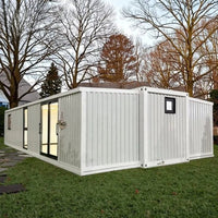 Luxury Villa Casa Ready Made Prefabricated 20 40 Ft Expandable Container House 2 3 4 5 Bedrooms Prefab Portable Mobile Tiny Home