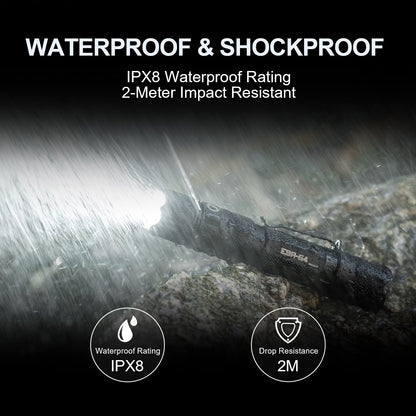 E9R GEN4 - 2,550 Lumen Tactical EDC Flashlight