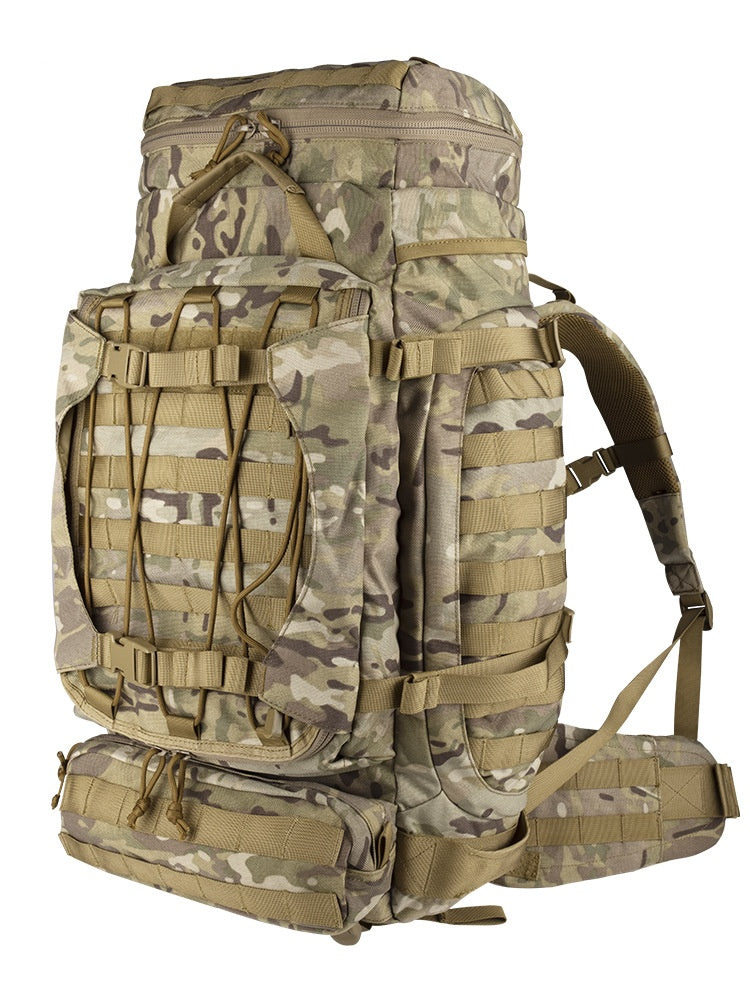 90L Heavy-Duty Large-Capacity Waterproof Dustproof Breathable Expedition Outdoor Travel Tactical Backpack