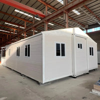 Prefabricated Expandable House for Tiny Homes Business and Solar Powered Modular House