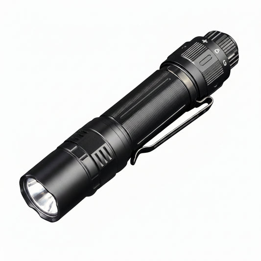PD36 TAC 3000 Lumen Tactical Flashlight, USB Rechargeable, with 2X ARB-L21-5000U, and Lumentac Organizer