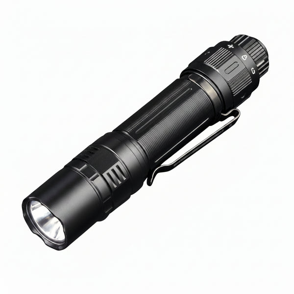 PD36 TAC 3000 Lumen Tactical Flashlight, USB Rechargeable, with 2X ARB-L21-5000U, and Lumentac Organizer