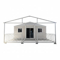 Prefabricated Expandable House for Tiny Homes Business and Solar Powered Modular House