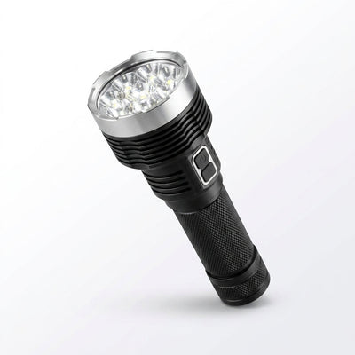 Tactical Flashlight Built for All-Weather Performance, 16000 Lumens, 3280ft Range, USB-C Rechargeable, IPX8 Waterproof