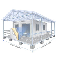Expandable Tiny House Designed for Self-Sufficient Living, Steel Frame, EPS Insulation, Sandwich Panel Walls — How It Works