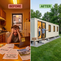 Luxury Villa Casa Ready Made Prefabricated 20 40 Ft Expandable Container House 2 3 4 5 Bedrooms Prefab Portable Mobile Tiny Home — Before & After