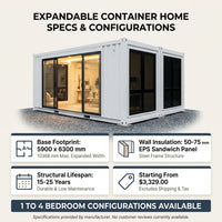 Luxury Villa Casa Ready Made Prefabricated 20 40 Ft Expandable Container House 2 3 4 5 Bedrooms Prefab Portable Mobile Tiny Home — Results & Stats