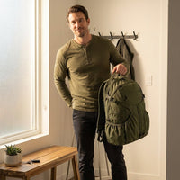 Urban Line, Raider Tactical Hiking Backpack Olive Green — Lifestyle