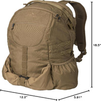 Tactical Hiking Backpack Built for Urban Adventures, 20L Cordura Nylon, Modular Panels, Aluminum Frame