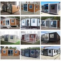 Prefabricated Expandable House for Tiny Homes Business and Solar Powered Modular House